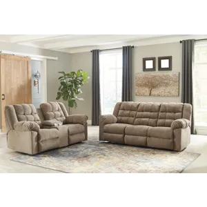 Workhorse Reclining Sofa, Loveseat and Recliner