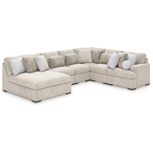 Cuddle Plush 6-Piece Sectional with Chaise