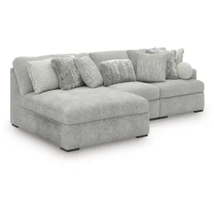 Cuddle Plush 3-Piece Sectional with Chaise