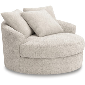 Cuddle Plush Oversized Swivel Accent Chair
