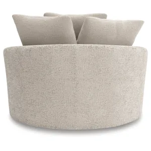 Cuddle Plush Oversized Swivel Accent Chair