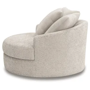 Cuddle Plush Oversized Swivel Accent Chair