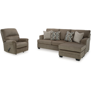 Stonemeade Sofa Chaise and Recliner