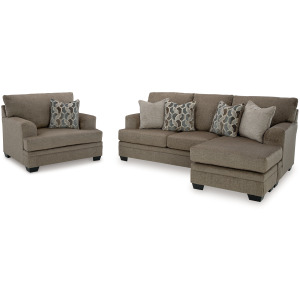 Stonemeade Sofa Chaise and Oversized Chair