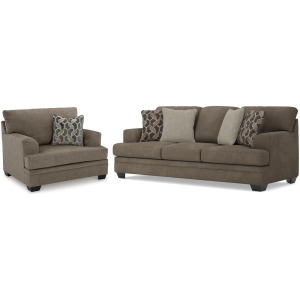 Stonemeade Queen Sofa Sleeper and Oversized Chair