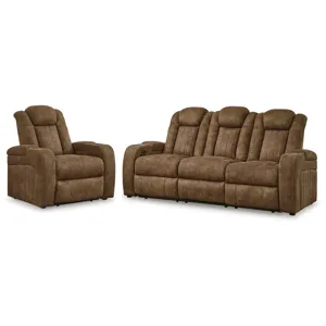 Wolfridge Power Reclining Sofa and Power Recliner