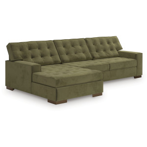 CASPIAN-TOWN OLIVE SECTIONAL