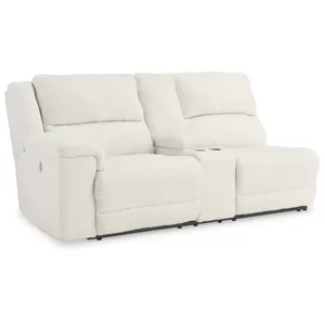 Keensburg Left-Arm Facing Power Reclining Loveseat with Console