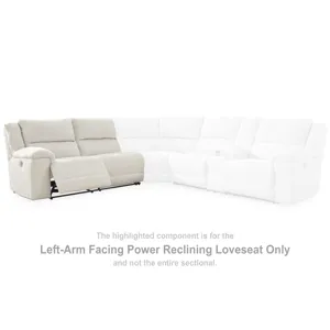 Keensburg Left-Arm Facing Power Reclining Loveseat