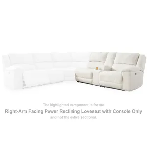 Keensburg Right-Arm Facing Power Reclining Loveseat with Console