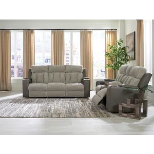 WhipLash Power Reclining Sofa and Loveseat