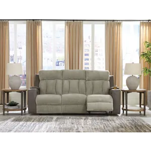 Stately Check Power Reclining Sofa