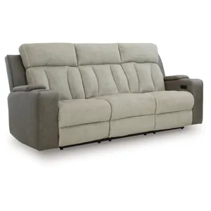 Stately Check Power Reclining Sofa