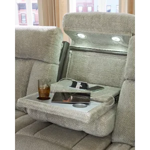 Stately Check Power Reclining Sofa