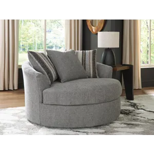 Creston Heights Oversized Swivel Accent Chair