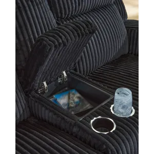 Forest Lake Power Reclining Loveseat with Console