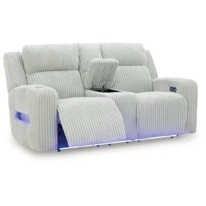 Forest Lake Power Reclining Loveseat with Console