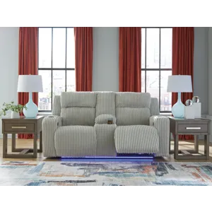 Forest Lake Power Reclining Loveseat with Console