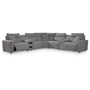 Modmax II 7-Piece Power Reclining Sectional with Audio Consoles