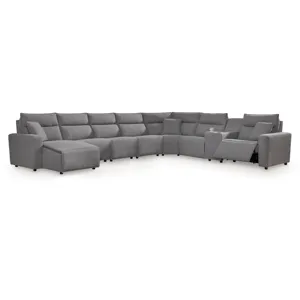 Modmax II 8-Piece Power Reclining Sectional with Console