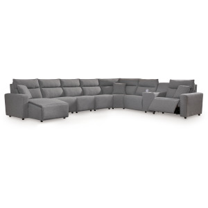 Modmax II 8-Piece Power Reclining Sectional with Console