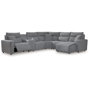 Modmax 6-Piece Power Reclining Sectional with Chaise