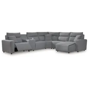 Modmax 6-Piece Power Reclining Sectional with Chaise