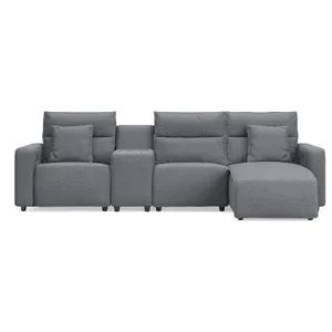 Modmax II 4-Piece Reclining Sectional with Chaise and Console