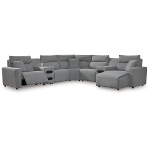 Modmax 7-Piece Power Reclining Sectional with Chaise