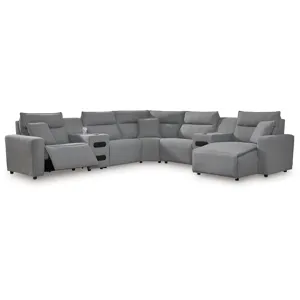 Modmax 7-Piece Power Reclining Sectional with Chaise