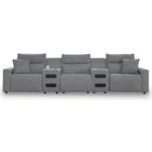 Modmax II 5-Piece Reclining Sectional with Audio Consoles