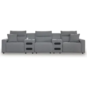 Modmax II 5-Piece Reclining Sectional with Audio Consoles
