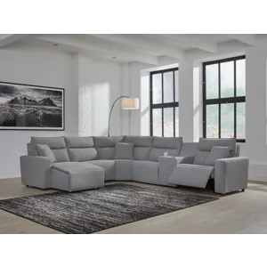 Modmax 6-Piece Power Reclining Sectional with Chaise