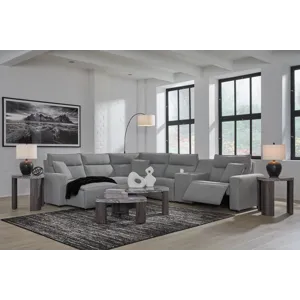 Modmax 6-Piece Power Reclining Sectional with Chaise