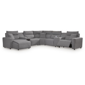Modmax II 7-Piece Power Reclining Sectional with Chaise and Audio Console