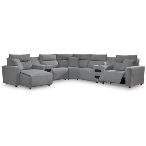 Modmax 7-Piece Power Reclining Sectional with Chaise