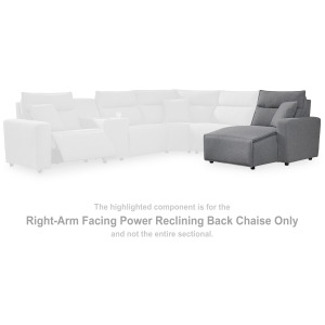 Modmax Right-Arm Facing Power Reclining Back Chaise