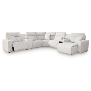 Modmax II 7-Piece Power Reclining Sectional with Chaise and Audio Console