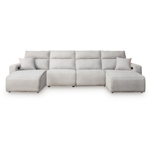 Modmax II 4-Piece Reclining Sectional with Double Chaise