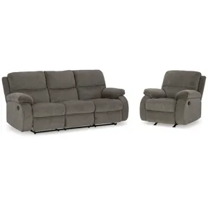 Scranto Reclining Sofa and Recliner