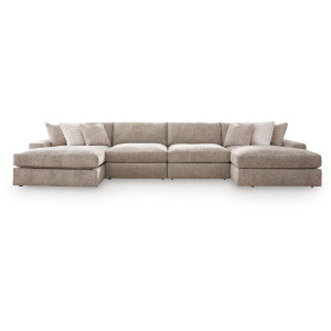 Nexora-Court 4-Piece Double Chaise Sectional