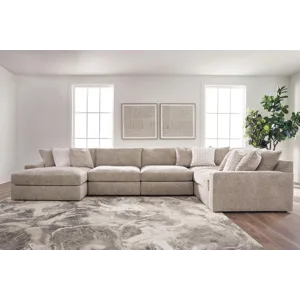 Nexora-Court 5-Piece Sectional with Chaise