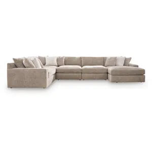 Nexora-Court 5-Piece Sectional with Chaise