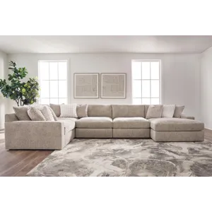 Nexora-Court 5-Piece Sectional with Chaise