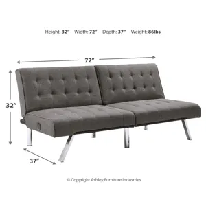 Sivley Flip Flop Armless Sofa