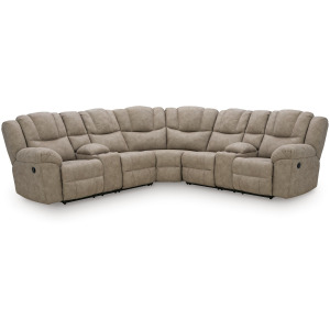 Pearce-Pike 3-Piece Reclining Sectional with Double Console