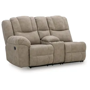 Pearce-Pike Left-Arm Facing Reclining Loveseat with Console