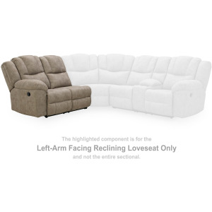 Ravenswaye Left-Arm Facing Reclining Loveseat