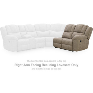 Pearce-Pike Right-Arm Facing Reclining Loveseat