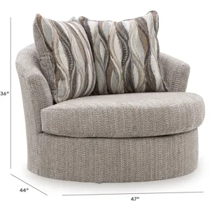 Crespino Swivel Accent Chair